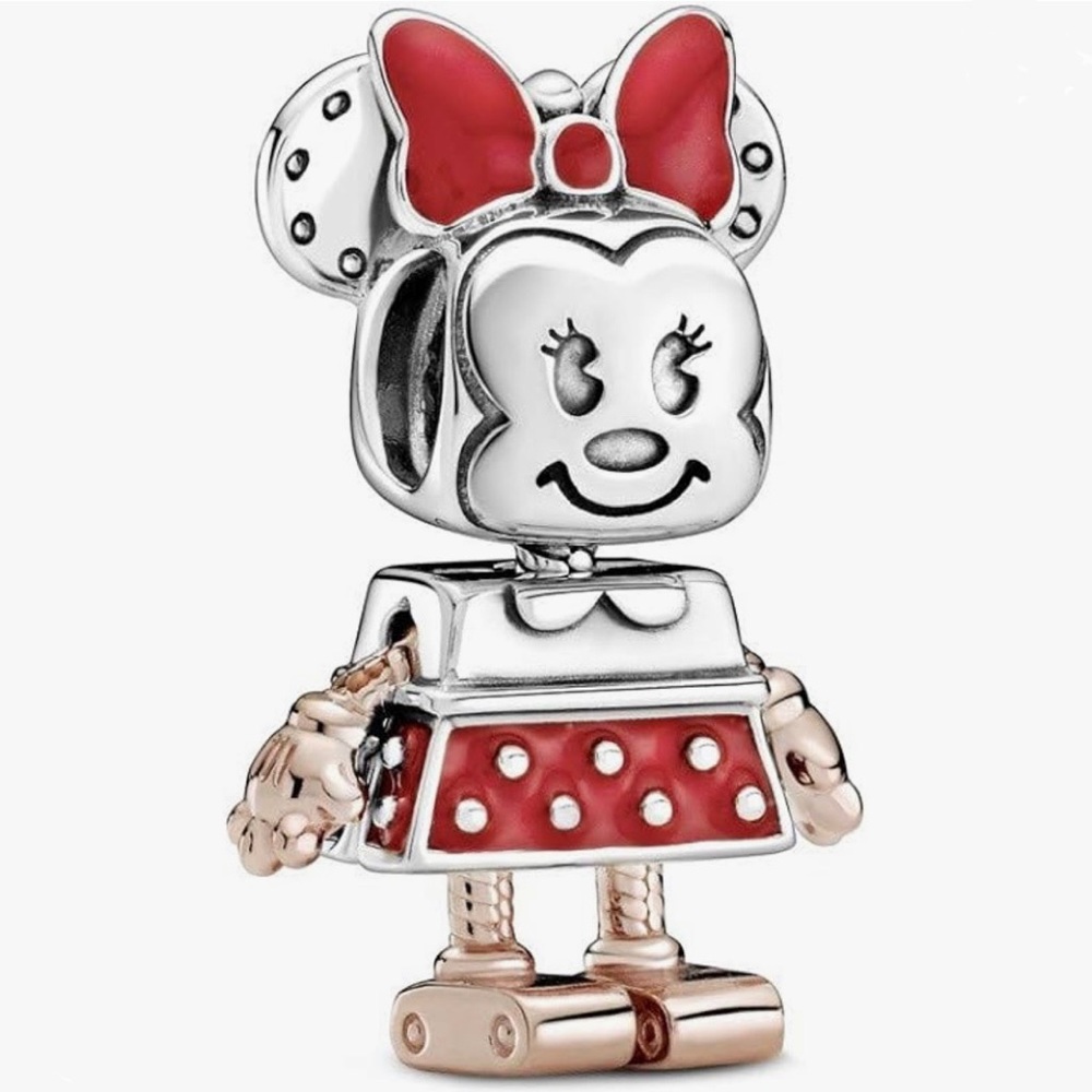Pandora Disney Minnie robot sterling silver
